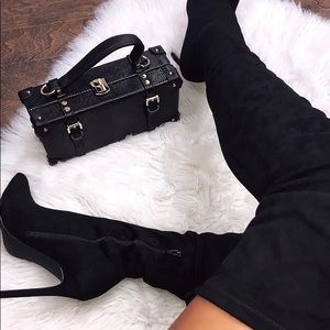 Fashion nova thigh high boots